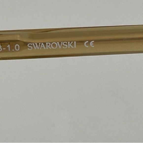 Swarovski butterfly pilot Women's Sunglasses with case - Picture 8 of 16